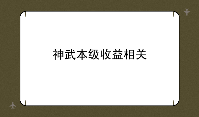 神武本级收益相关