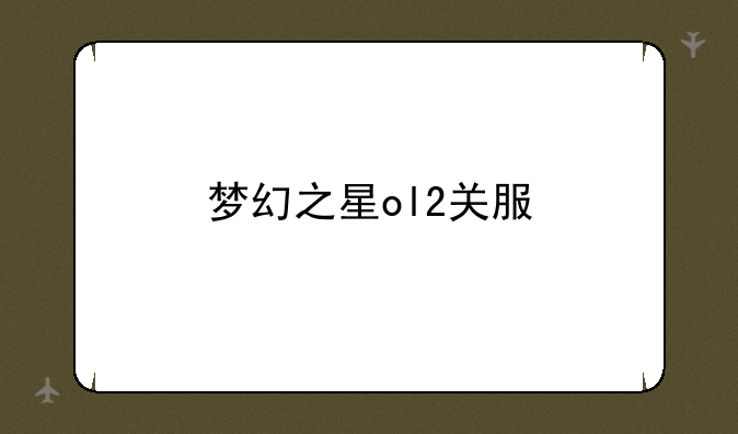 梦幻之星ol2关服